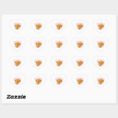 Cute Kawaii Pizza Sticker – Funny Pizza Lover Cart (Vel)