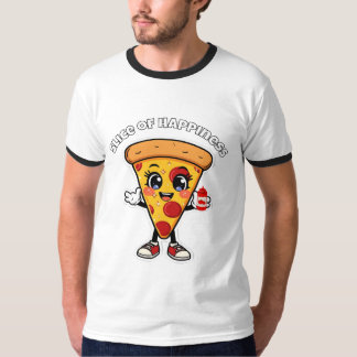 Cute Kawaii Pizza T-Shirt