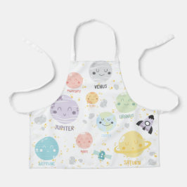 Cute Kawaii Planet Solar System Schort
