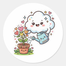 Cute Kawaii Plant Vriendelijkheid Cute Cloud en FS