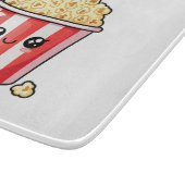 Cute Kawaii Popcorn Emmer Illustratie Snijplank (Hoek)