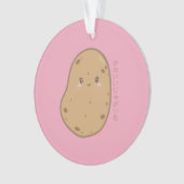 Cute Kawaii Potato Japans Ornament (voorkant)