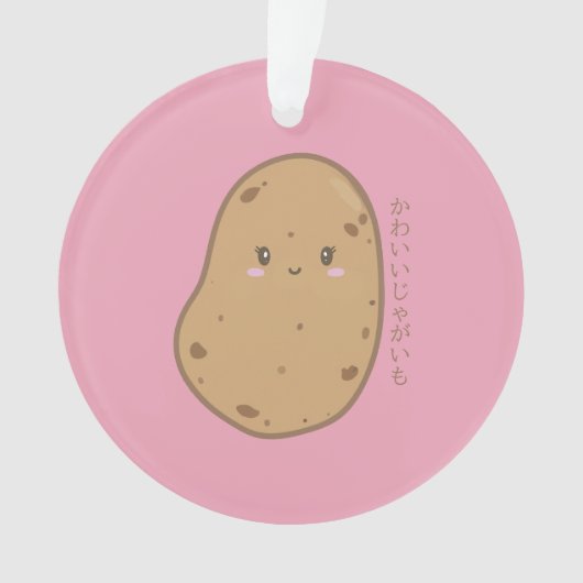 Cute Kawaii Potato Japans Ornament (voorkant)