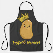 Cute Kawaii Potato Queen T-Shirt Schort (Voorkant)