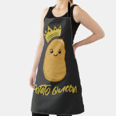 Cute Kawaii Potato Queen T-Shirt Schort (Insitu)