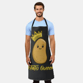 Cute Kawaii Potato Queen T-Shirt Schort (Gedragen)