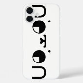 Cute Kawaii Puppy Dog Japans Kaomoji Emoticon Case-Mate iPhone Case (Achterkant)