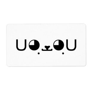 Cute Kawaii Puppy Dog Japans Kaomoji Emoticon Etiket