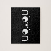 Cute Kawaii Puppy Dog Japans Kaomoji Emoticon Legpuzzel (Verticaal)