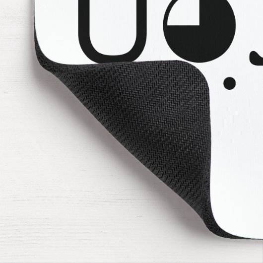 Cute Kawaii Puppy Dog Japans Kaomoji Emoticon Muismat (Hoek)