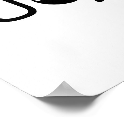 Cute Kawaii Puppy Dog Japans Kaomoji Emoticon Poster (Hoek)