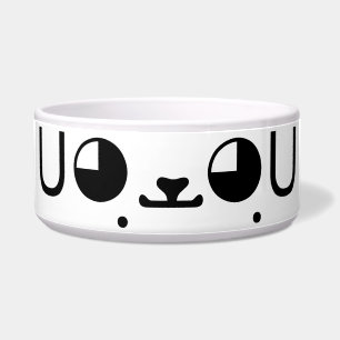 Cute Kawaii Puppy Dog Japans Kaomoji Emoticon Voerbakje