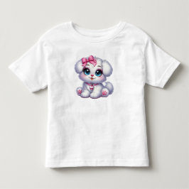 Cute Kawaii Puppy Meisjes T-Shirt
