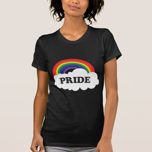 Cute Kawaii Rainbow Pride Cloud T-shirt (Voorkant)