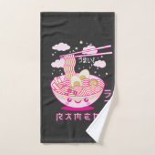 Cute Kawaii Ramen Anime Noodles Ramen Girls, Tiene Handdoek (Handdoek)