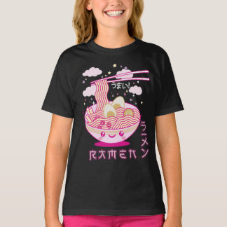 Cute Kawaii Ramen Anime Noodles Ramen Girls, Tiene T-shirt