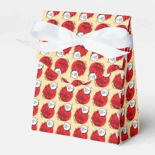 Cute Kawaii Ramen - Funny Japanese Food Bedankdoosjes (Voorkant Zijde)