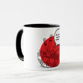 Cute Kawaii Ramen - Funny Japanese Food  Mok (Voorkant links)