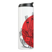 Cute Kawaii Ramen - Funny Japanese Food  Thermosbeker (Gedraaid links)