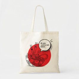 Cute Kawaii Ramen - Funny Japanese Food Tote Bag