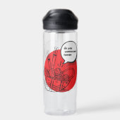 Cute Kawaii Ramen - Funny Japanese Food  Waterfles (Achterkant)