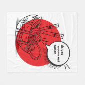 Cute Kawaii Ramen - Grappig Japans eten Fleece Deken (Voorkant (Horizontaal))