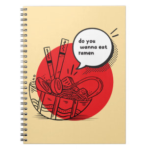 Cute Kawaii Ramen - Grappig Japans eten Notitieboek