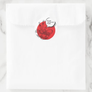 Cute Kawaii Ramen - Grappig Japans Eten Ronde Sticker