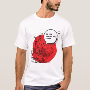 Cute Kawaii Ramen - Grappig Japans eten T-shirt