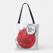 Cute Kawaii Ramen - Grappig Japans eten Tote Bag (Achterkant)