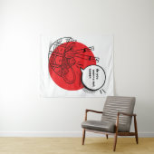 Cute Kawaii Ramen - Grappig Japans eten Wandkleed (In Situ (horizontaal))