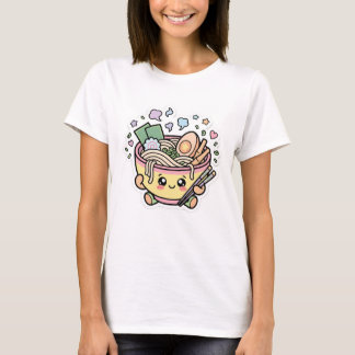 Cute Kawaii Ramen Kom Anime Esthetiek Japans  T-shirt