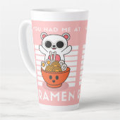 Cute Kawaii Ramen Latte Mok (Linkerhoek)