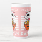 Cute Kawaii Ramen Latte Mok (Voorkant)