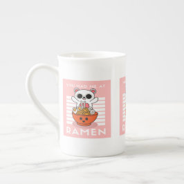 Cute Kawaii Ramen Porselein Kop