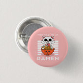 Cute Kawaii Ramen Ronde Button 3,2 Cm (Voorkant /achterkant)