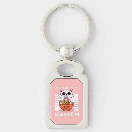 Cute Kawaii Ramen Sleutelhanger (Voorkant)