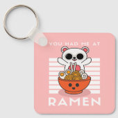 Cute Kawaii Ramen Sleutelhanger (Voorkant)