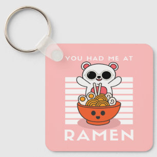 Cute Kawaii Ramen Sleutelhanger