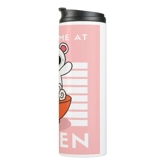 Cute Kawaii Ramen Thermosbeker (Geroteerd rechts)