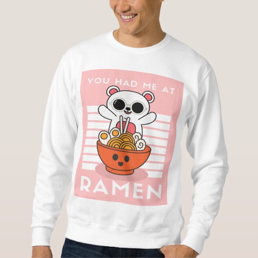 Cute Kawaii Ramen Trui (Voorkant)