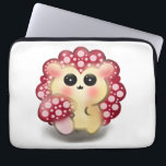 Cute Kawaii Red Mushroom Hedgehog Toadstool Art Laptop Sleeve<br><div class="desc">Add a touch of forest magic to your day with this incredibly cute Mushroom Hedgehog design! This adorable woodland hybrid character features a glossy red toadstool cap with pink dots and big, sweet anime-style eyes. This kawaii illustration perfectly captures the trendy cottagecore and fairycore aesthetics. It makes a wonderful gift...</div>