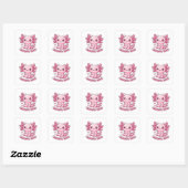 Cute Kawaii Roze Axolotl Sticker (Vel)