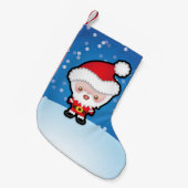 Cute Kawaii Santa Claus Kerstmis Vooraf stoppen Kleine Kerstsok (Voorkant (Hangend))