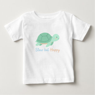 Cute Kawaii Schildpad "Langzaam maar Gelukkig" Bab