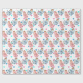 Cute Kawaii schoenen Geslacht blad Cadeaupapier (Vlak)