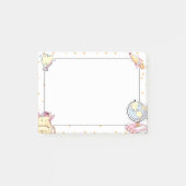Cute Kawaii School Supplies Teacher Gift Post-it® Notes (Voorkant)