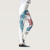 Cute Kawaii Schorpioen Sterrenbeeld Leggings (Rechts)