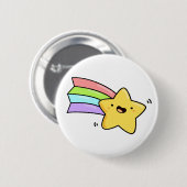 Cute Kawaii Shooting Star Ronde Button 5,7 Cm (Voorkant /achterkant)