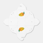 Cute Kawaii Smiling Mango Bedankdoosjes (Uitgevouwen)